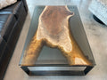 Epoxy Casted Black Walnut Coffee Table