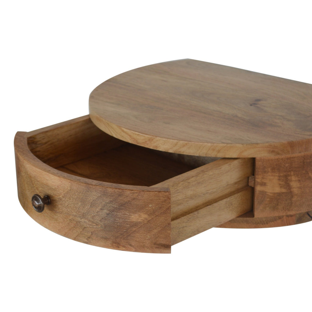 Wall Mounted Rounded nightstand
