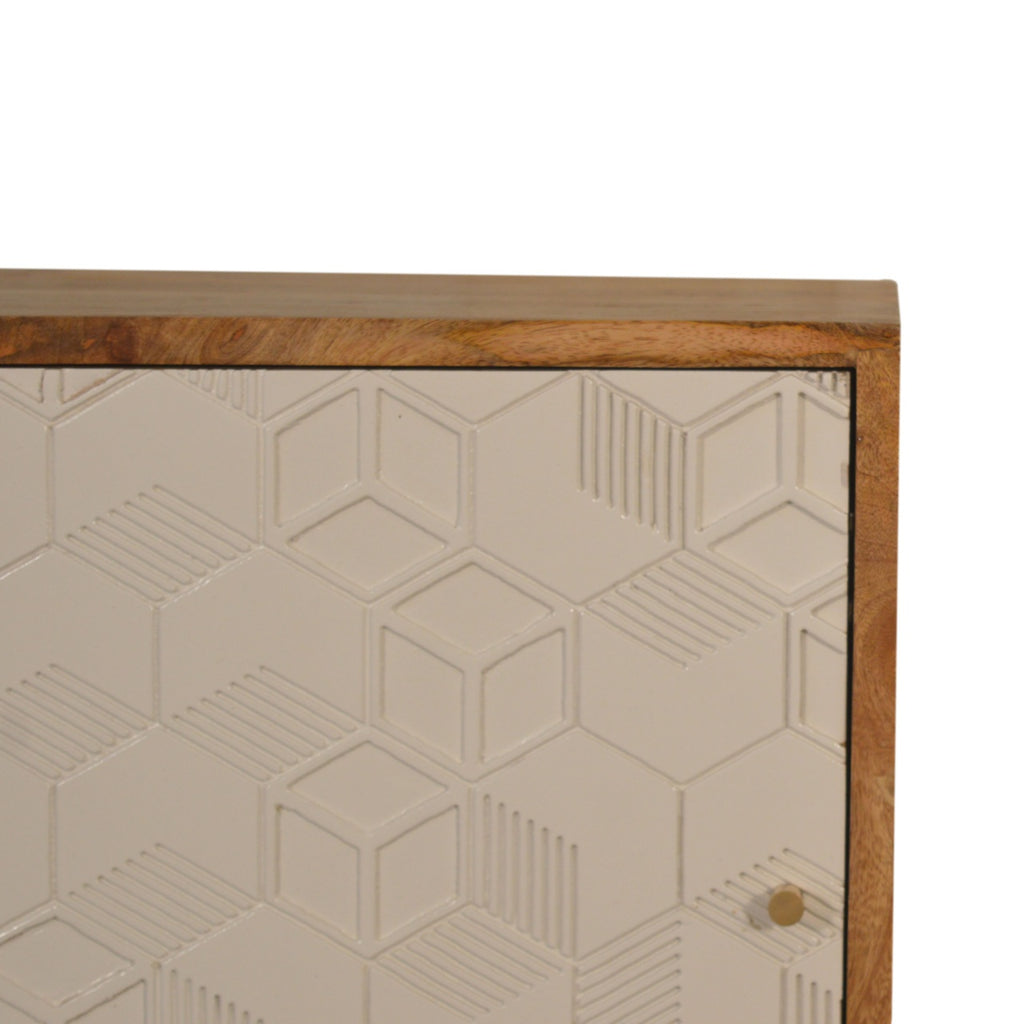 Acadia White Door Nightstand
