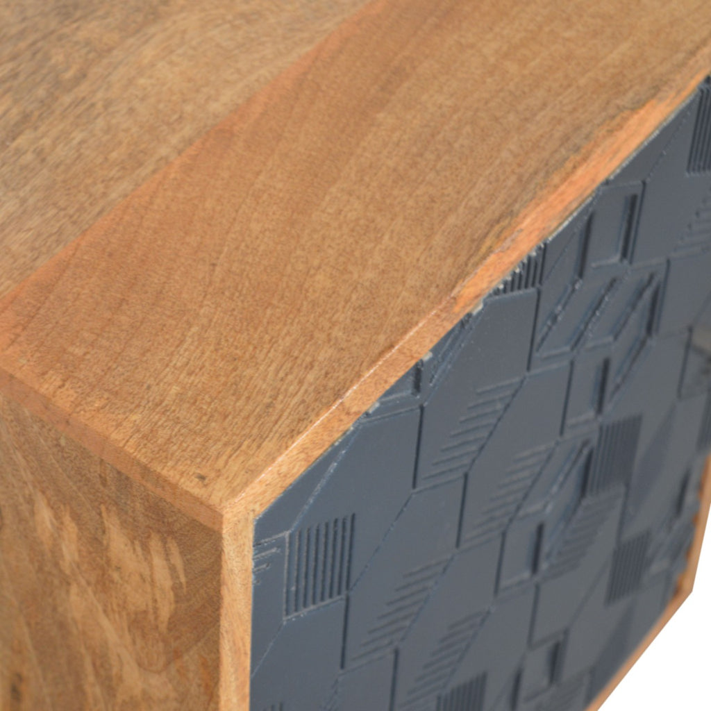 Acadia Black Nightstand
