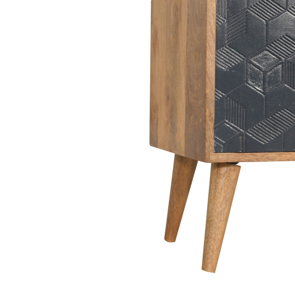 Acadia Black Nightstand