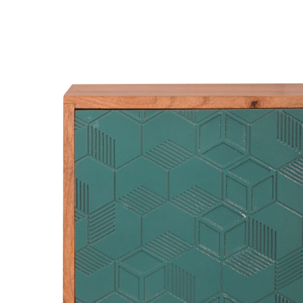 Acadia Teal Nightstand