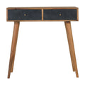 Acadia Black Console Table