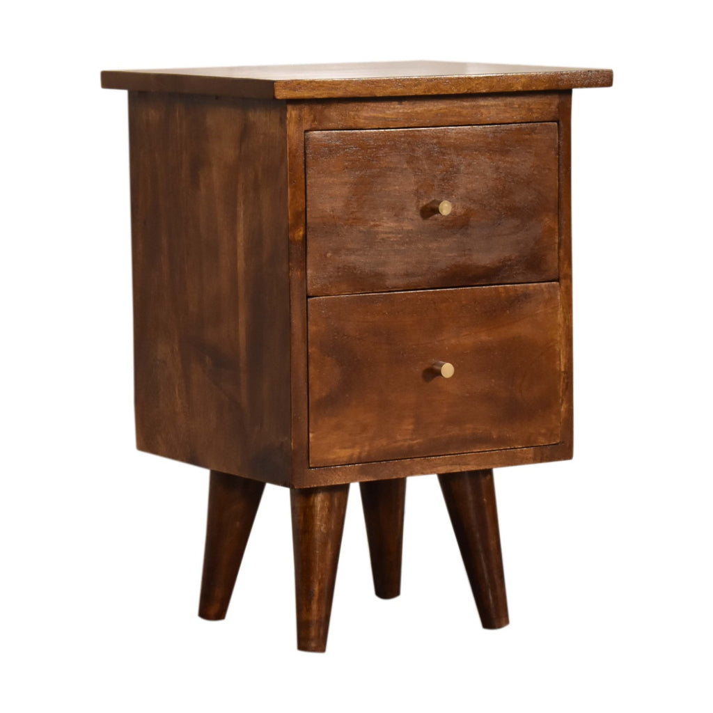 Chestnut Slimline Bedside