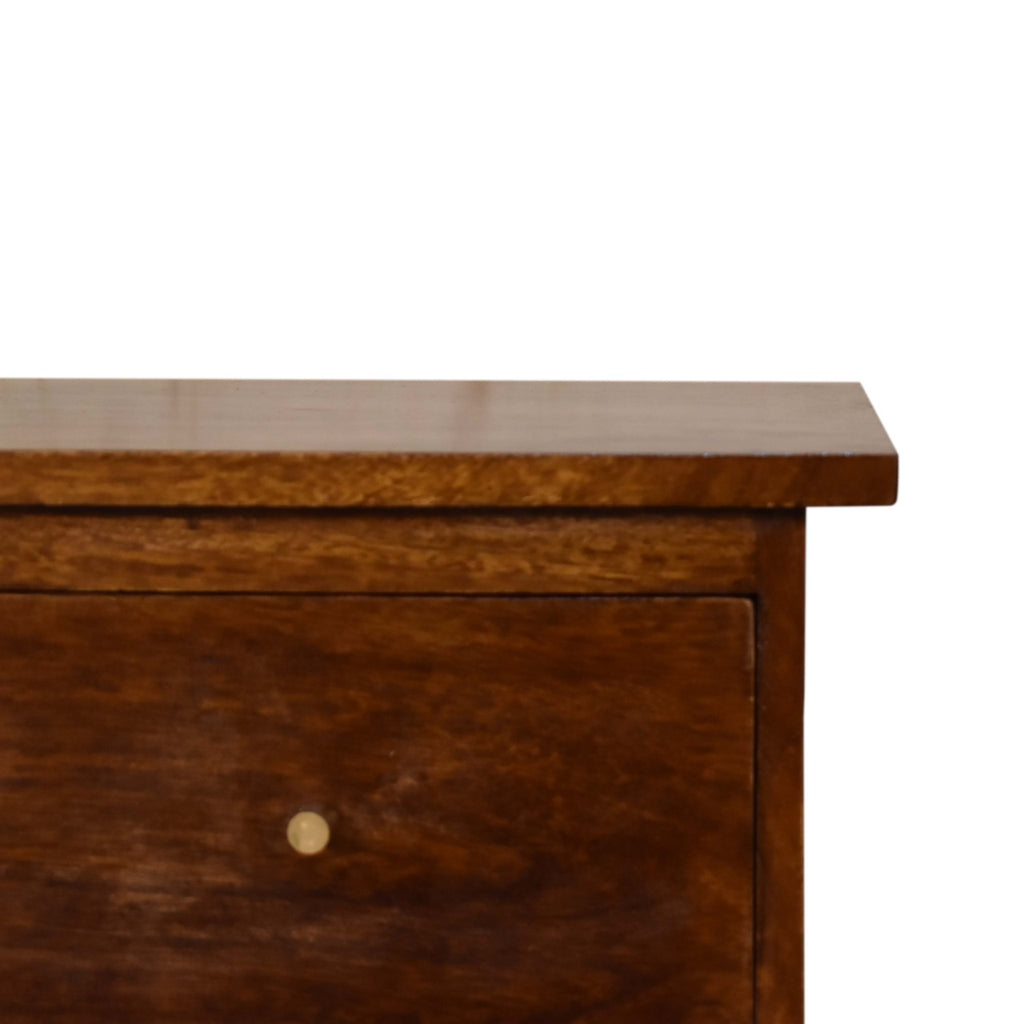 Chestnut Slimline Bedside