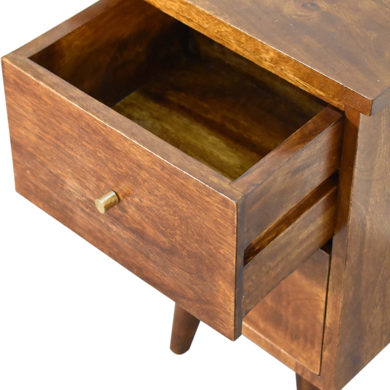 Chestnut Slimline Bedside