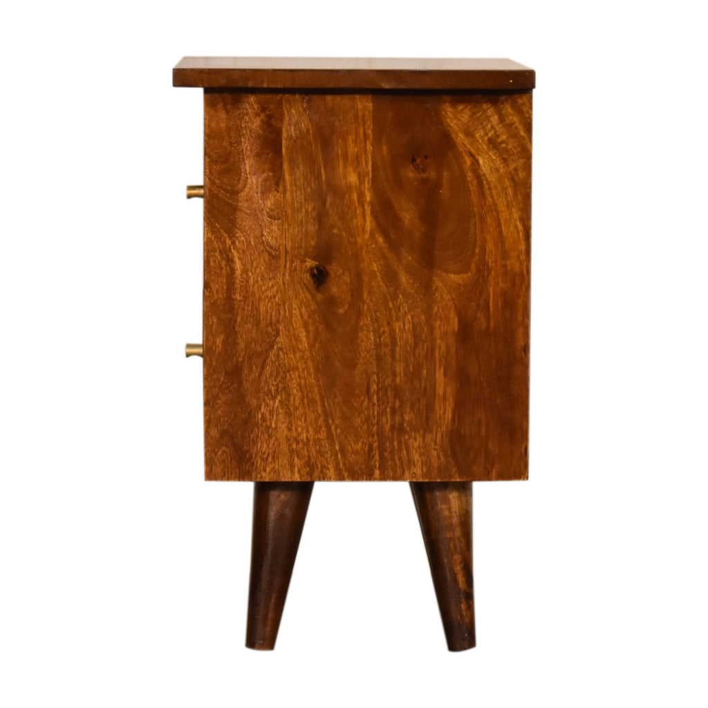 Chestnut Slimline Bedside