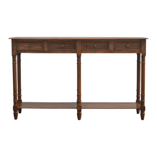 4 Drawer Hallway Console Table