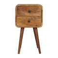 Mini Oak-ish Curved nightstand