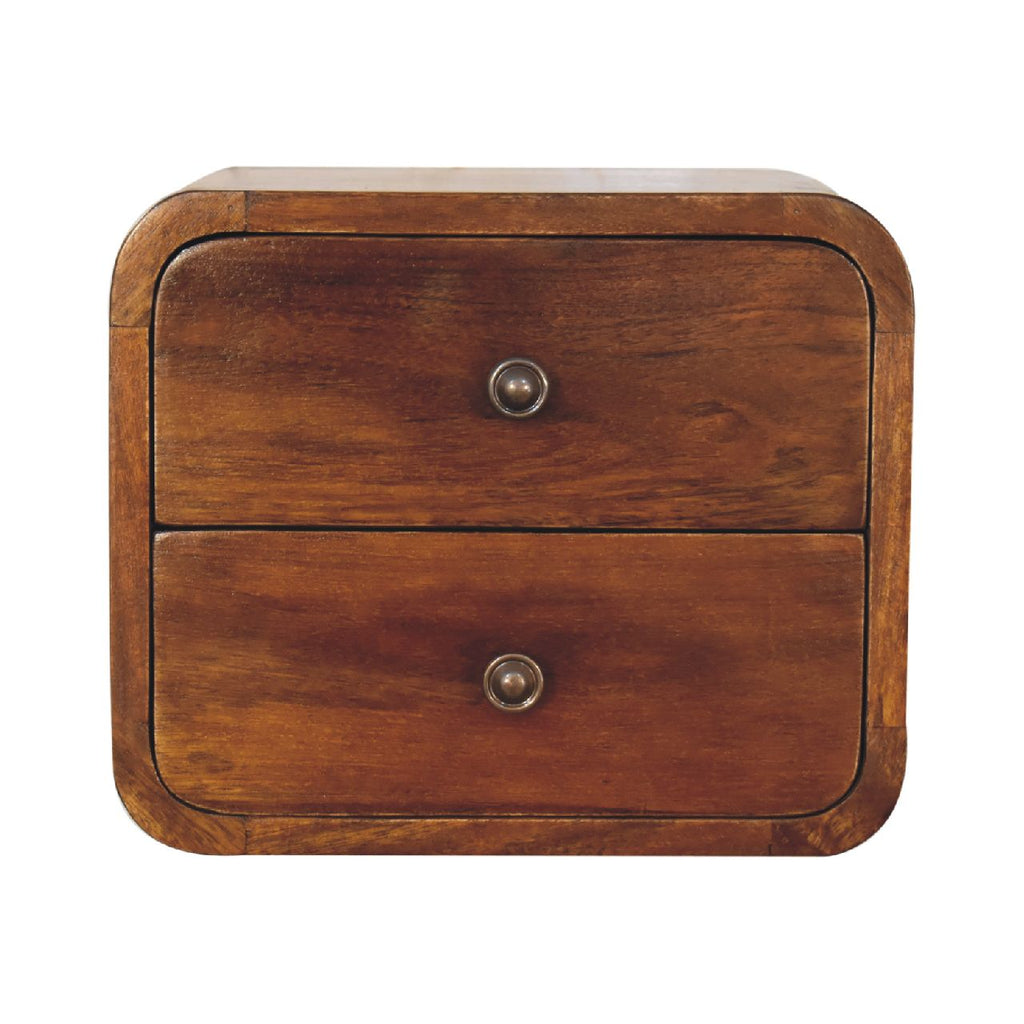 Floating Mini Chestnut nightstand