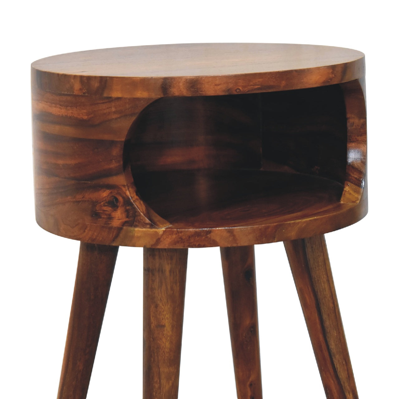 Alina Open Honey Nightstand