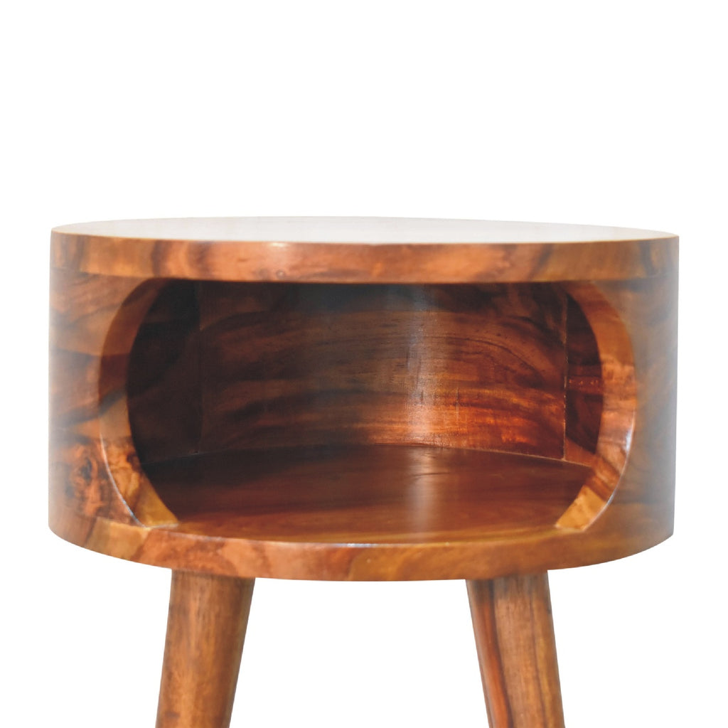 Alina Open Honey Nightstand