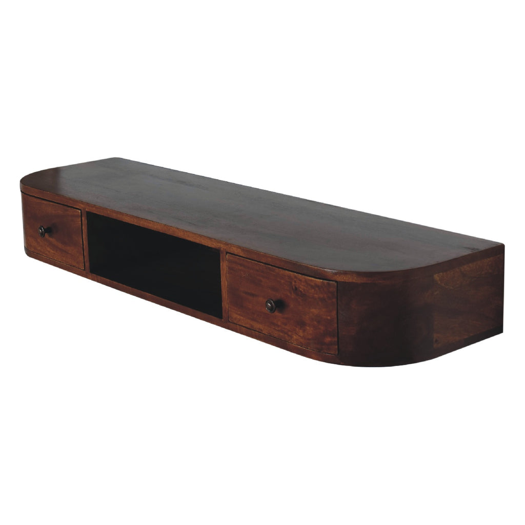 Lunar 2 Drawer Wall Mounted Console