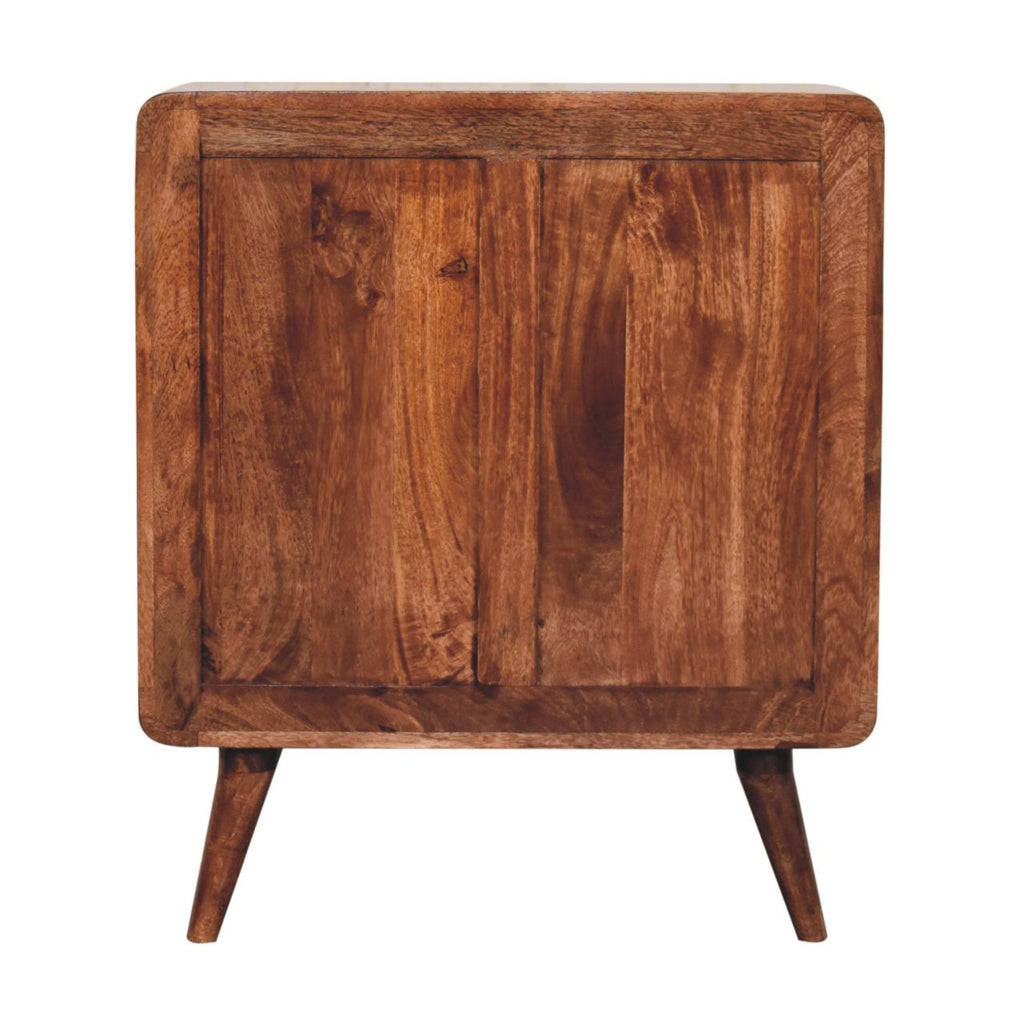 Curved Honey Caramel Chest