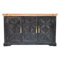 Regal Ash Black Rustic Sideboard