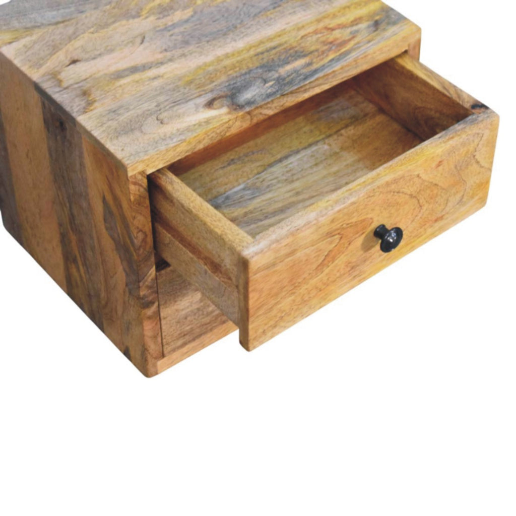 Solis 2-Drawer Oak-ish Wall Mounted Nightstand