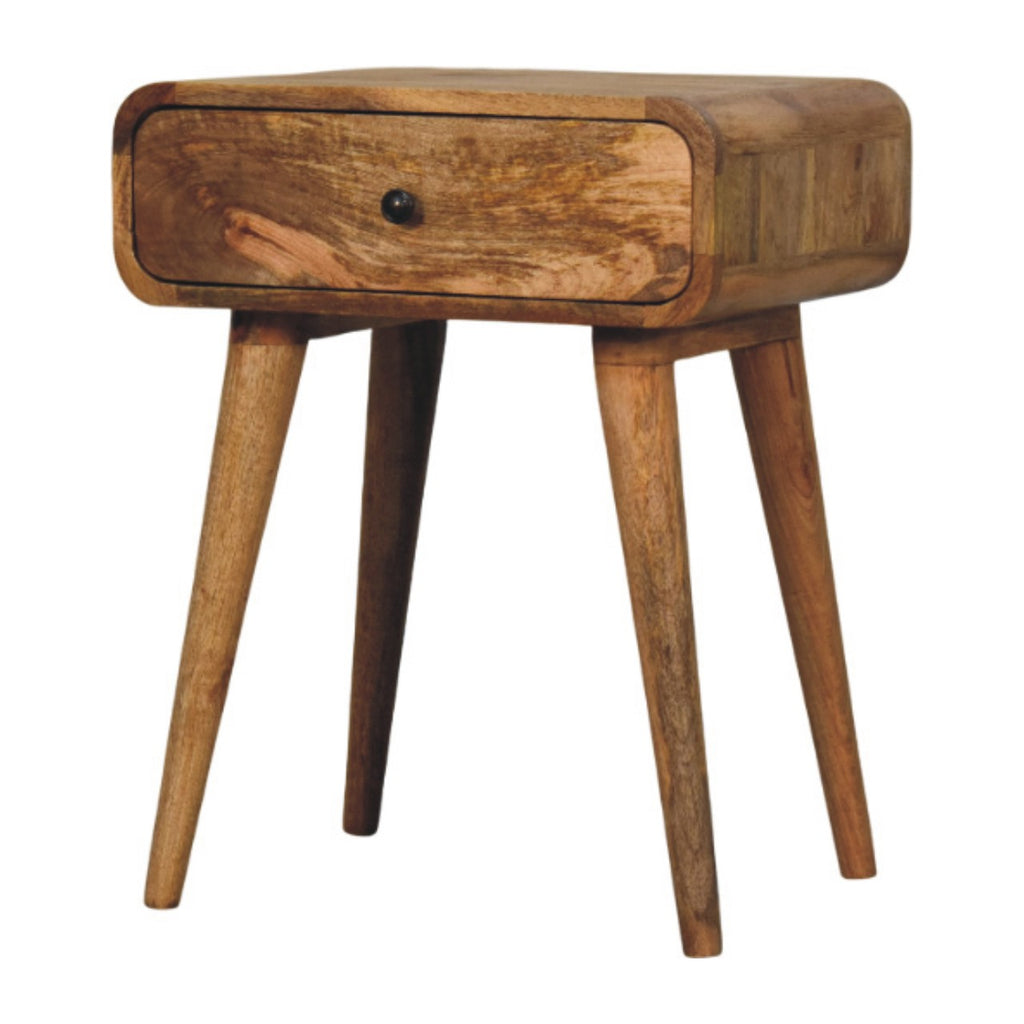 Avora Oak-ish Nightstand with 1 drawer