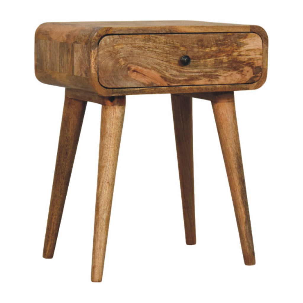 Avora Oak-ish Nightstand with 1 drawer