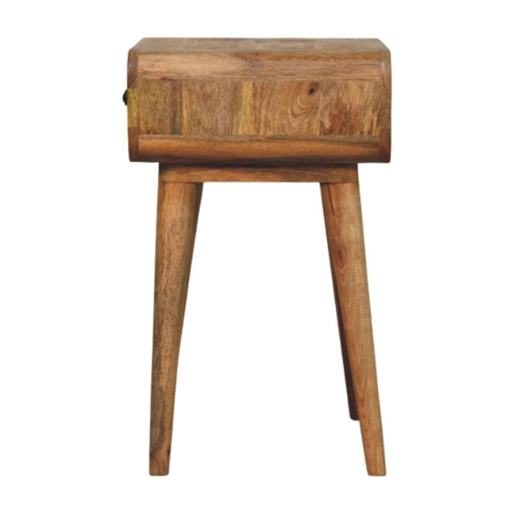 Avora Oak-ish Nightstand with 1 drawer