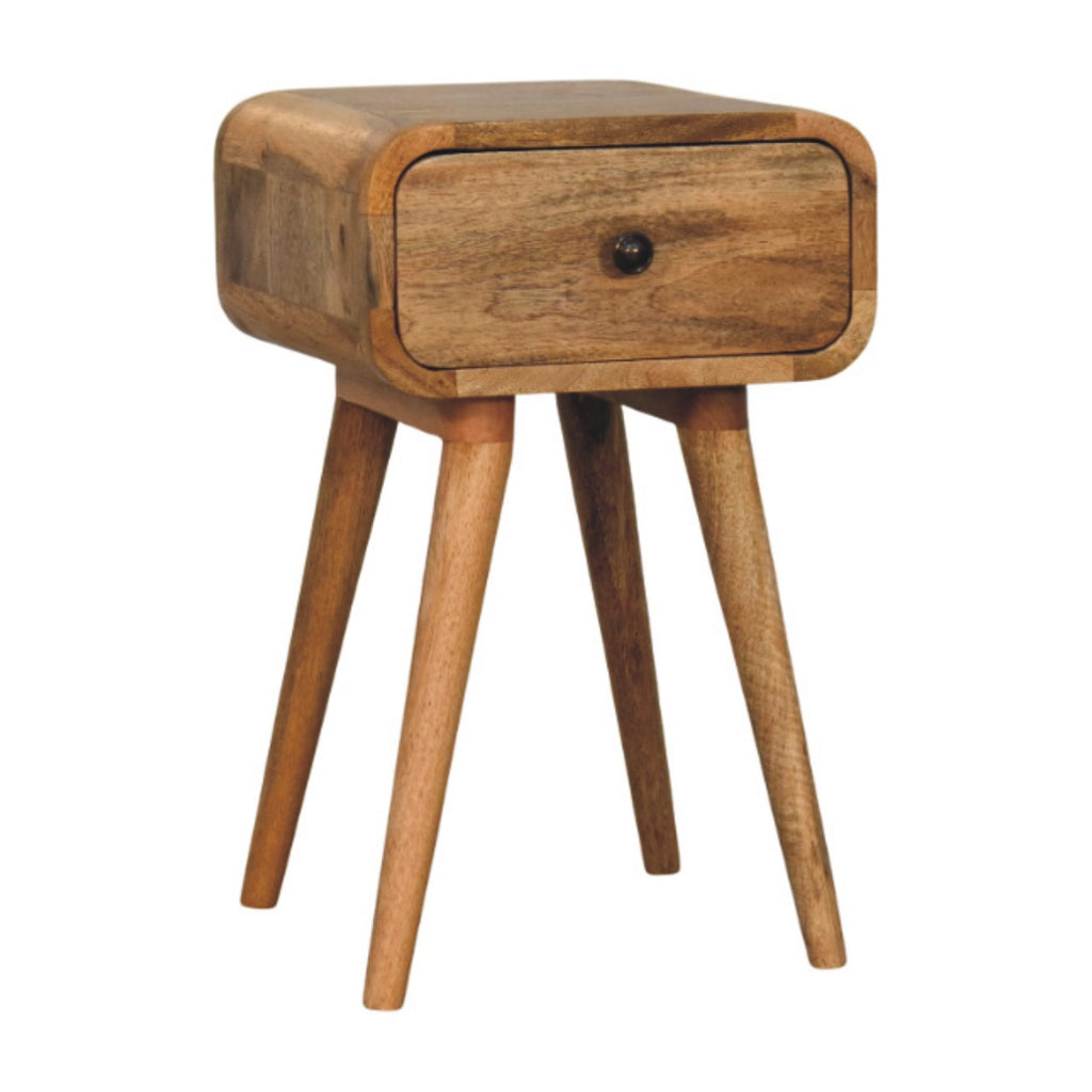 Avora Mini Oak-ish Nightstand with 1 drawer
