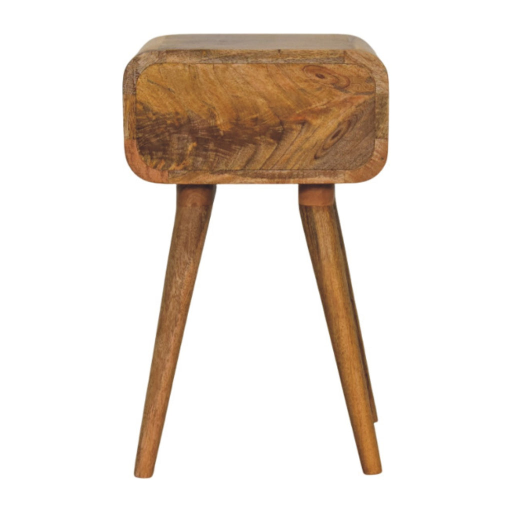 Avora Mini Oak-ish Nightstand with 1 drawer