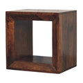 Solis Open California Walnut Side Table