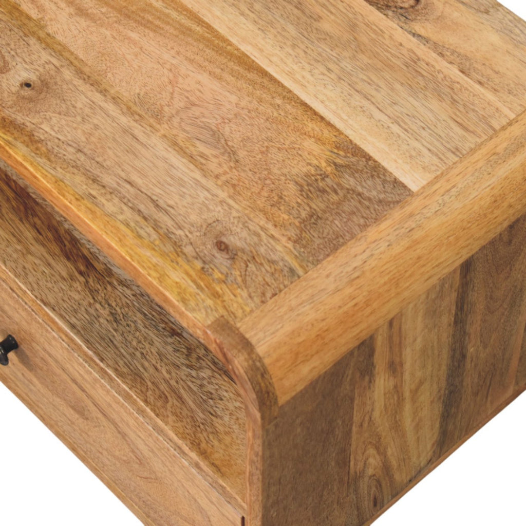 Avora Wall-Mounted Oak-ish Nightstand