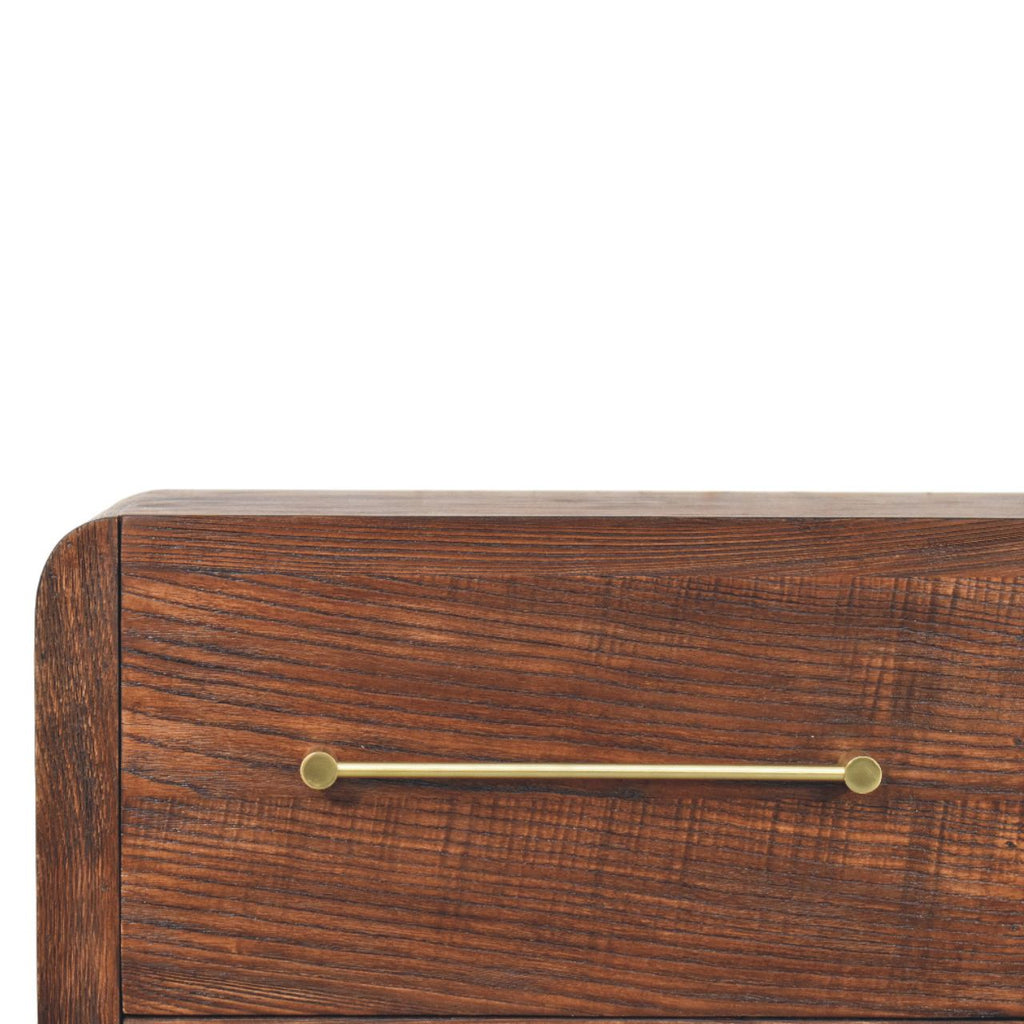 Aurelio Smoked Oak Chest of Drawers