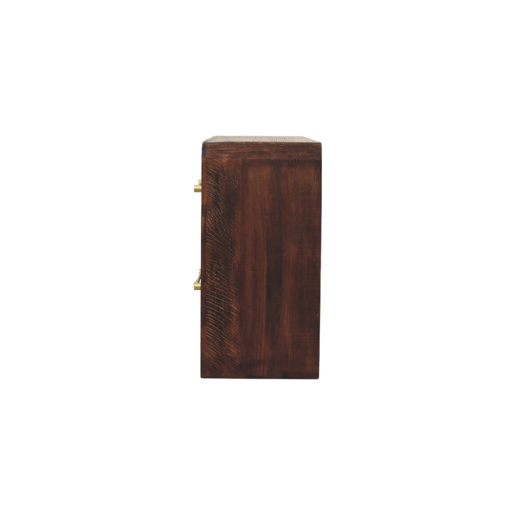 Aurelio Smoked Oak Chest of Drawers