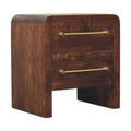 Aurelio Smoked Oak Bedside Table