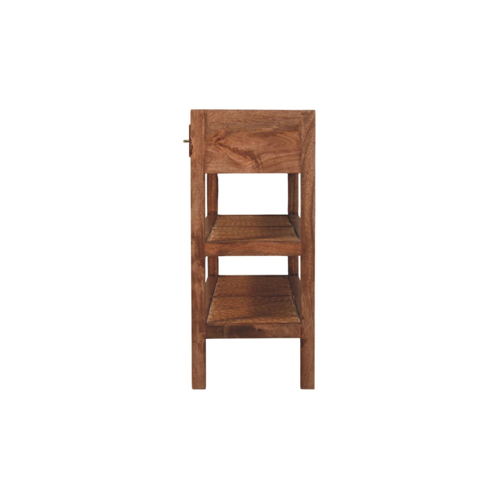 Saffron Rattan Console