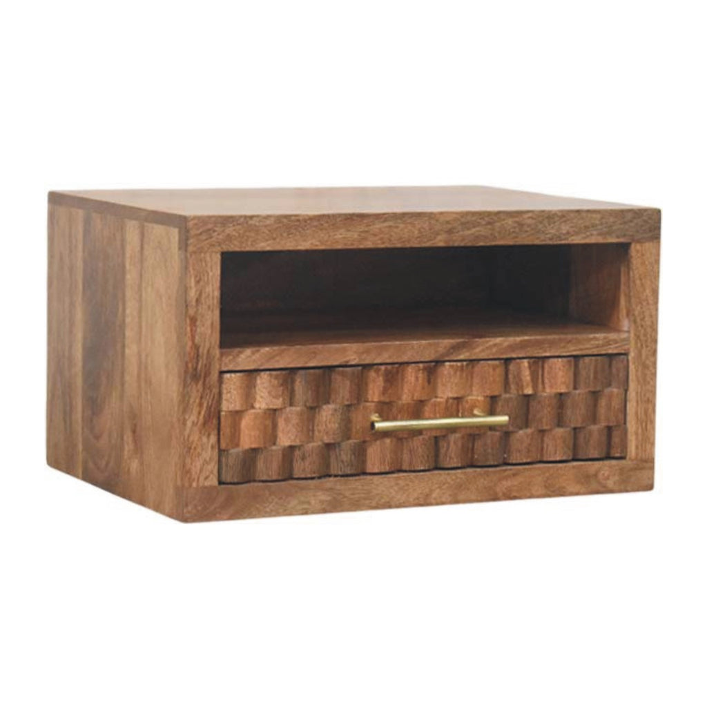 Cadiz Carved Slot-Drawer Bedside