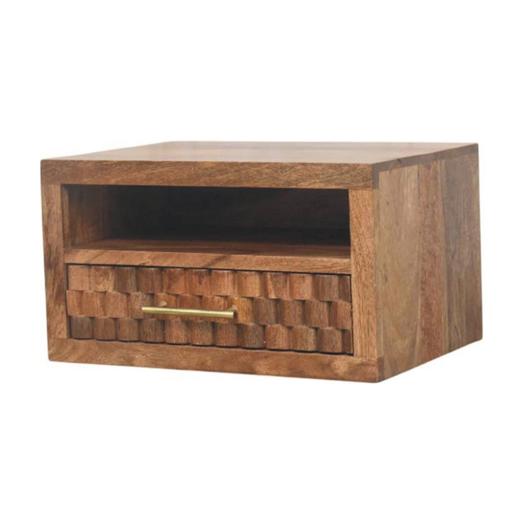 Cadiz Carved Slot-Drawer Bedside