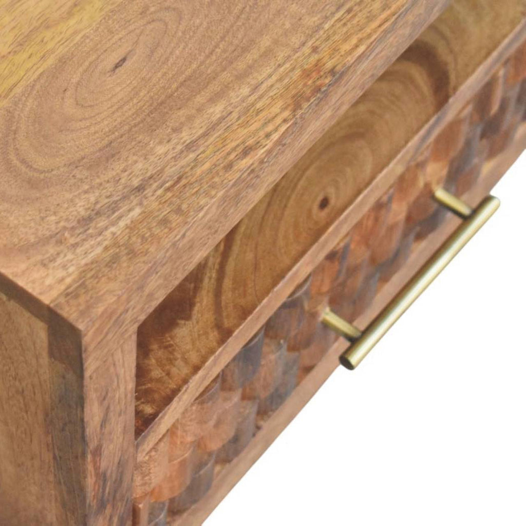 Cadiz Carved Slot-Drawer Bedside