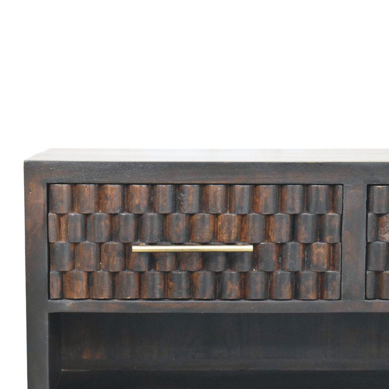 Cadiz Carved Shoe Storage Bench