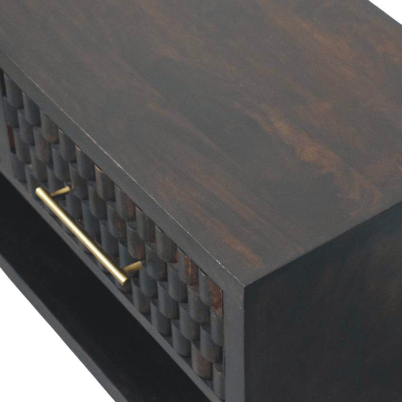 Cadiz Carved Shoe Storage Bench