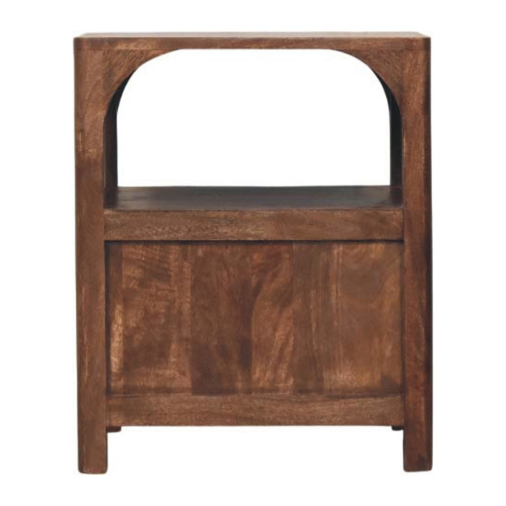 Arc-Line Bedside Table