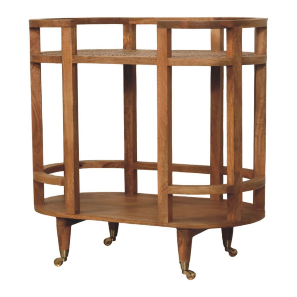 Saffron Rattan Butler Table