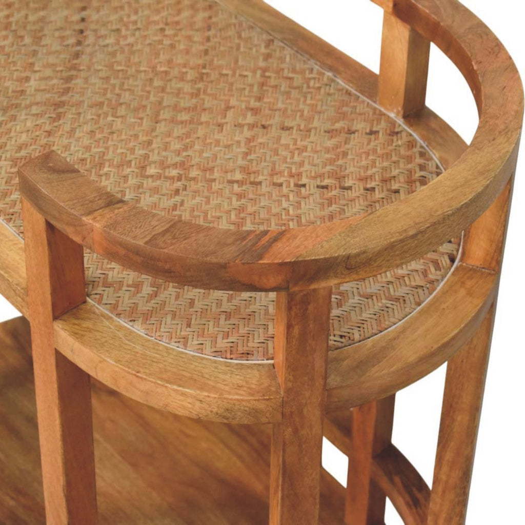 Saffron Rattan Butler Table