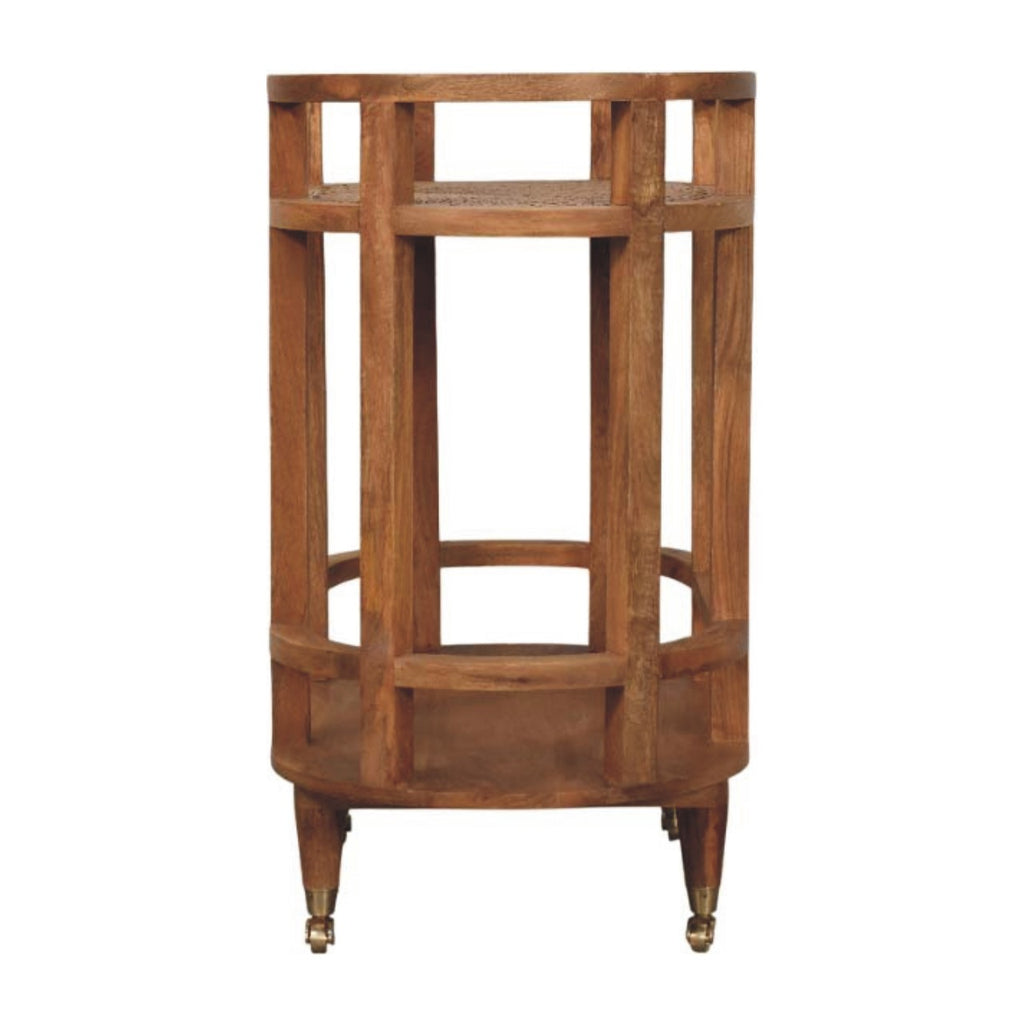 Saffron Rattan Butler Table