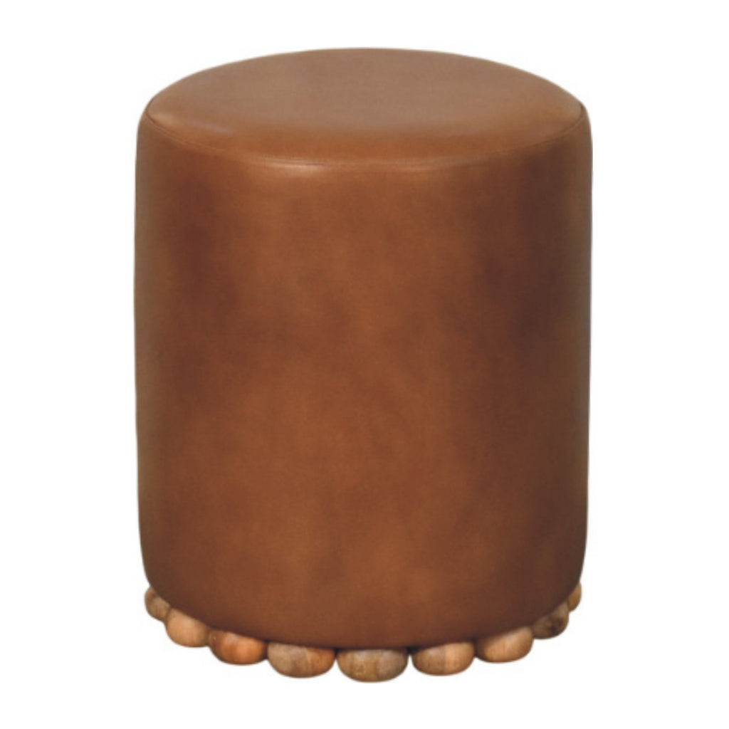 Bola Leather Stool