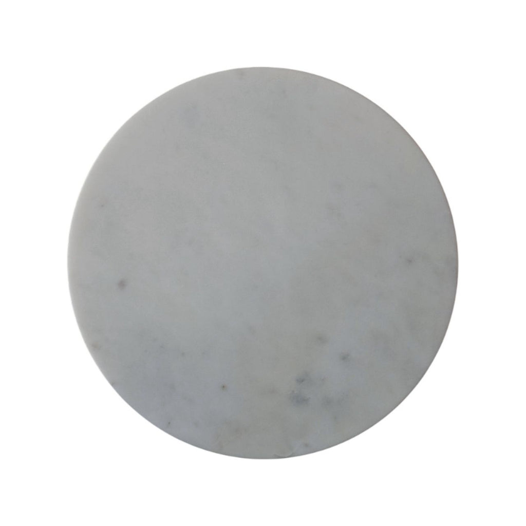 Fluted Marble Side Table