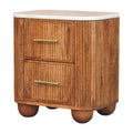 Aurora Marble Bedside