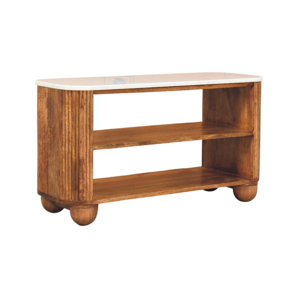 Beaumont Marble Shoe Bench