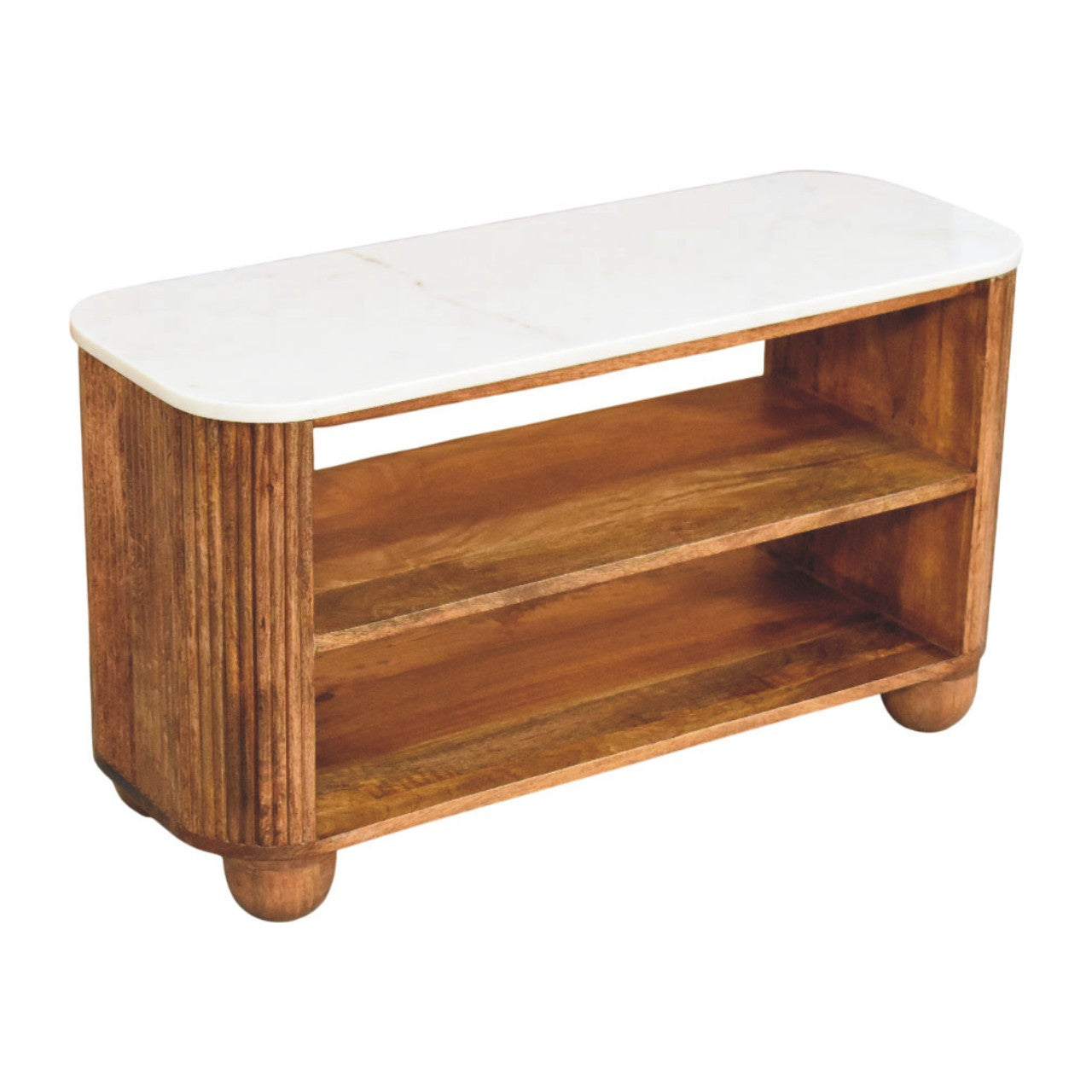 Beaumont Marble Shoe Bench