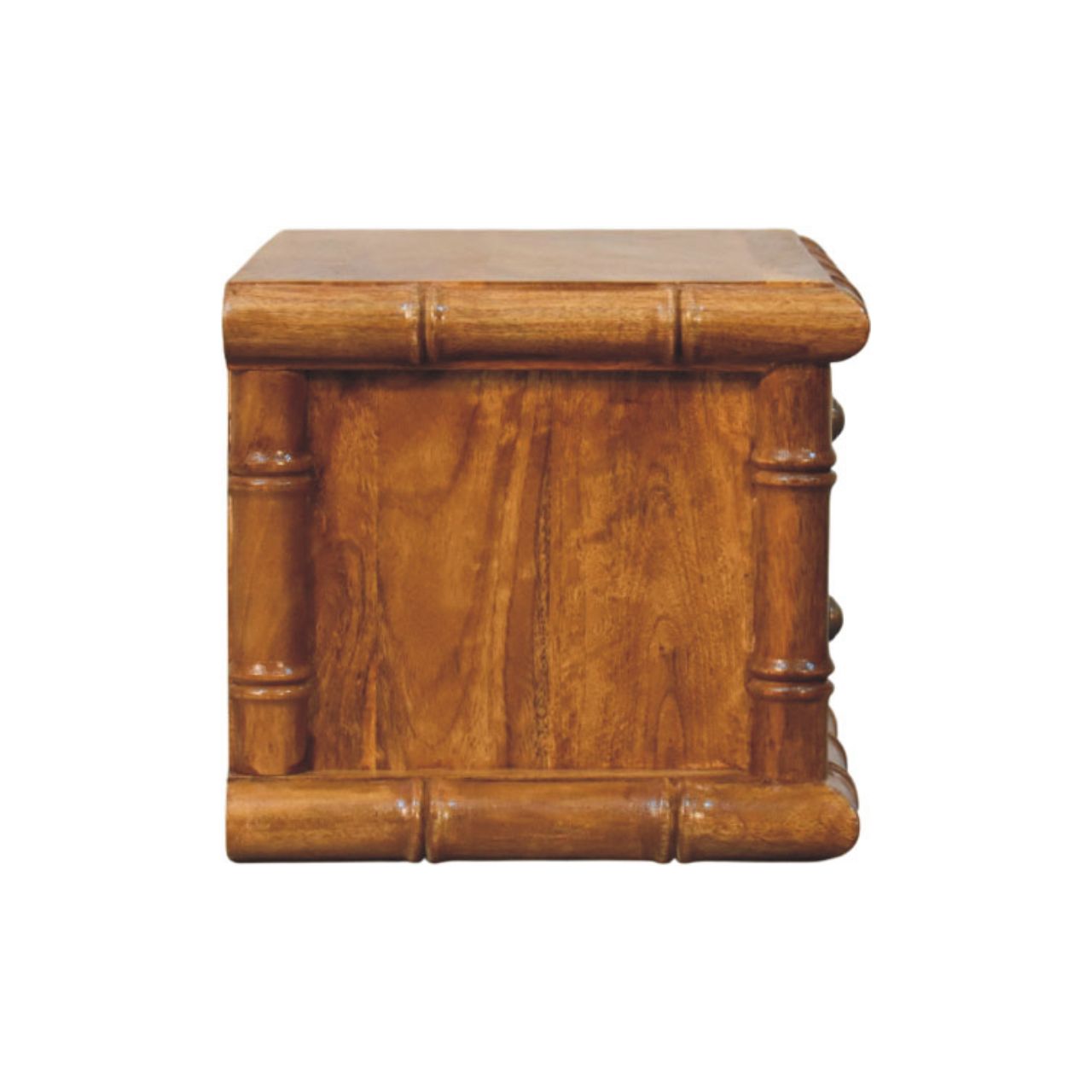 Bamboo Bedside in Amber Oak Finish
