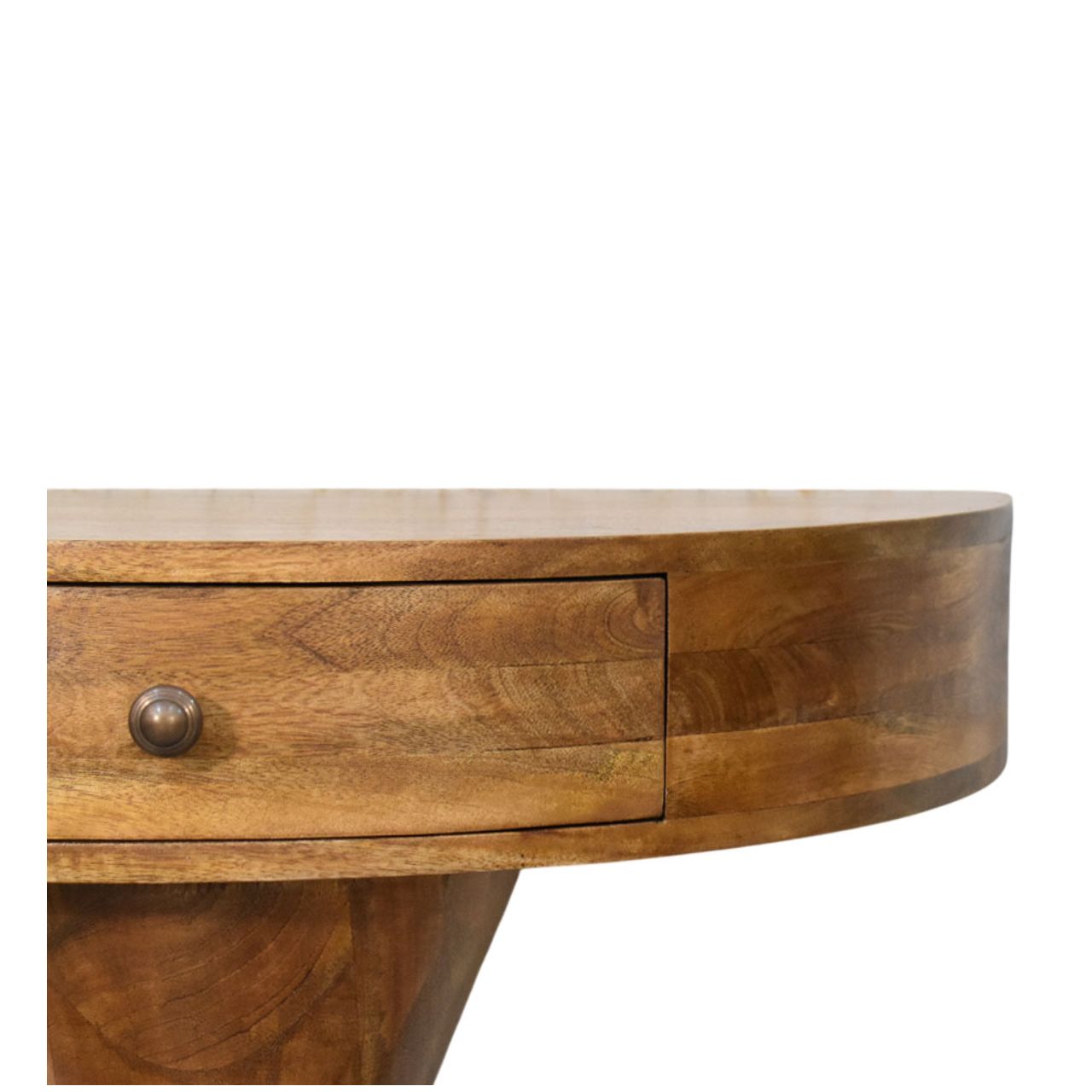 Amber Pedestal Console Table
