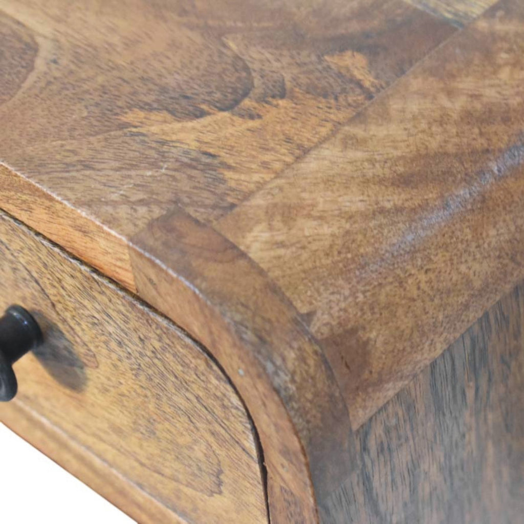 Curved Wall Mounted Nightstand