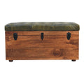 Roasted Almond Storage Trunk Bench