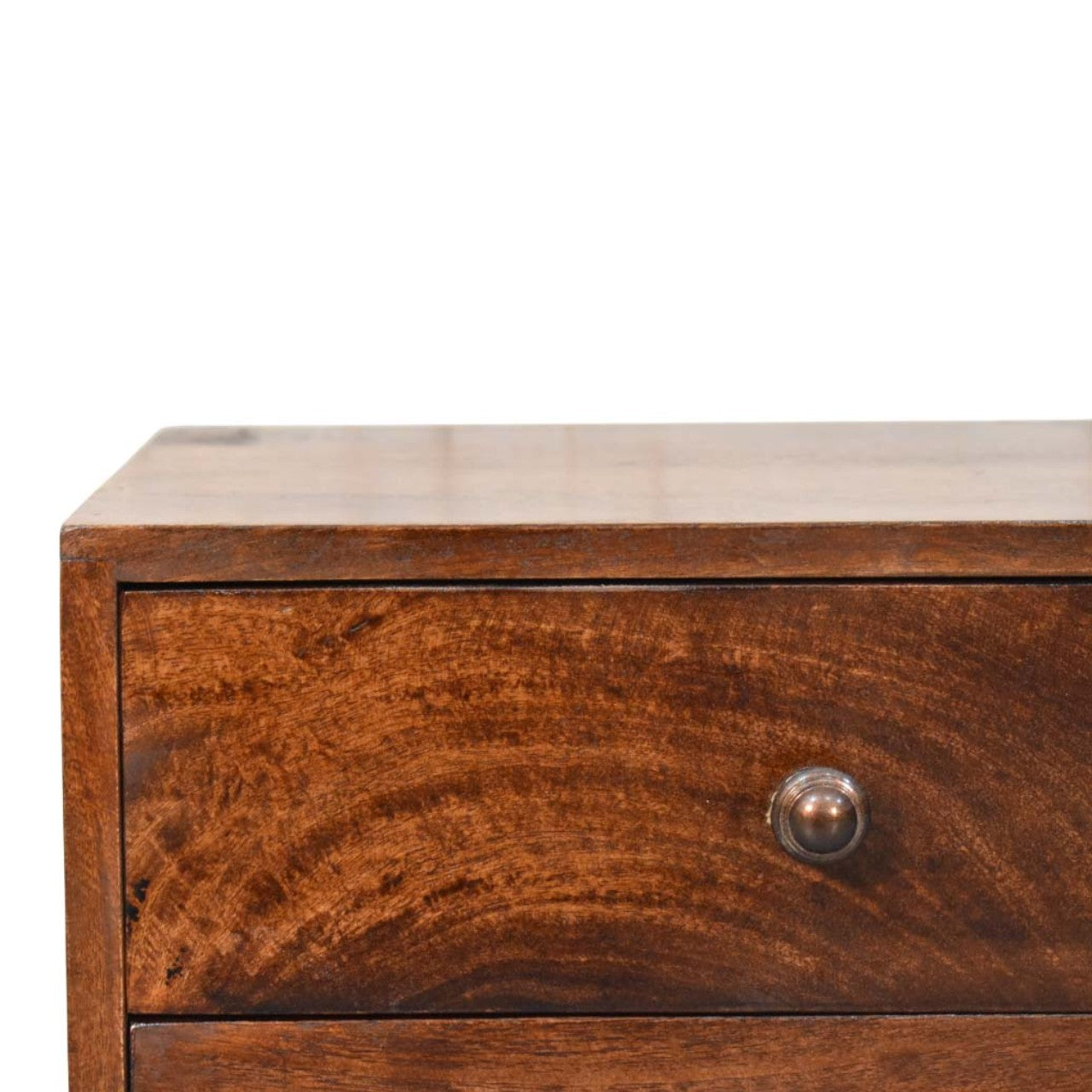 California Walnut Two Drawer Bedside